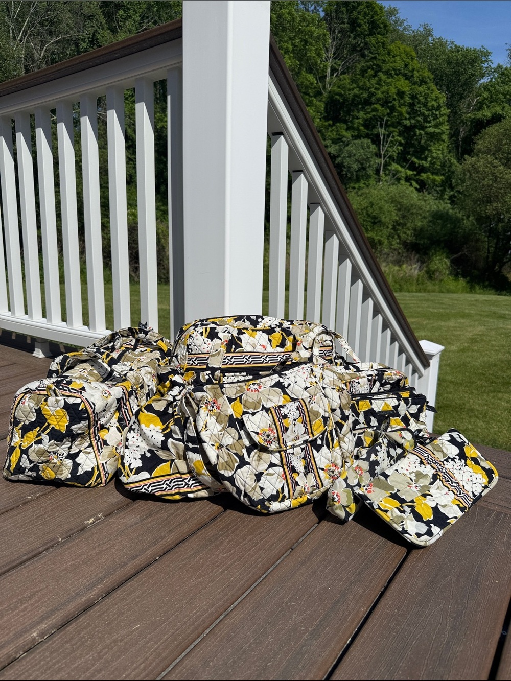 Vera Bradley “Dogwood” 12pc set